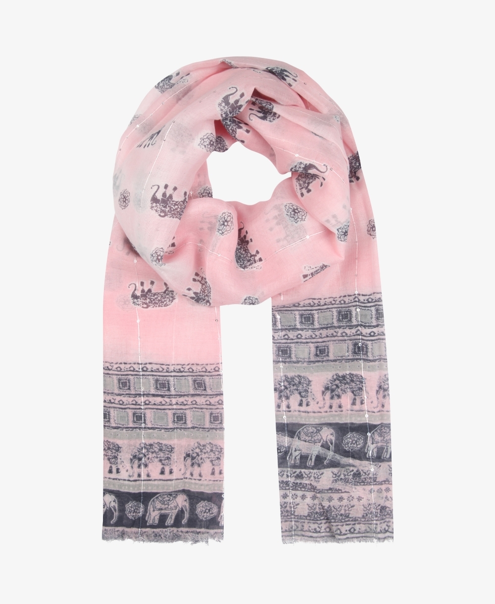 ethnic print scarf