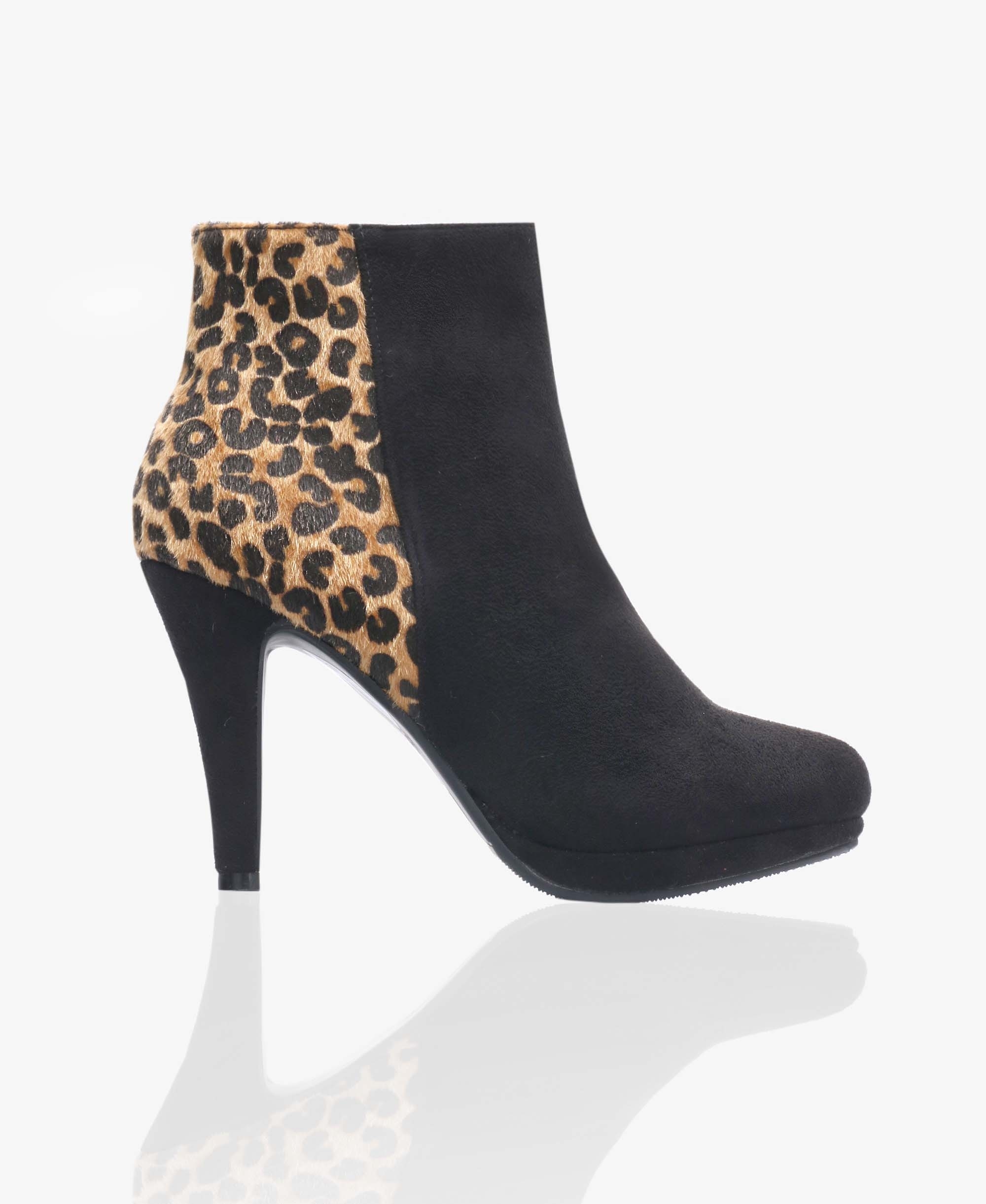 platform leopard boots