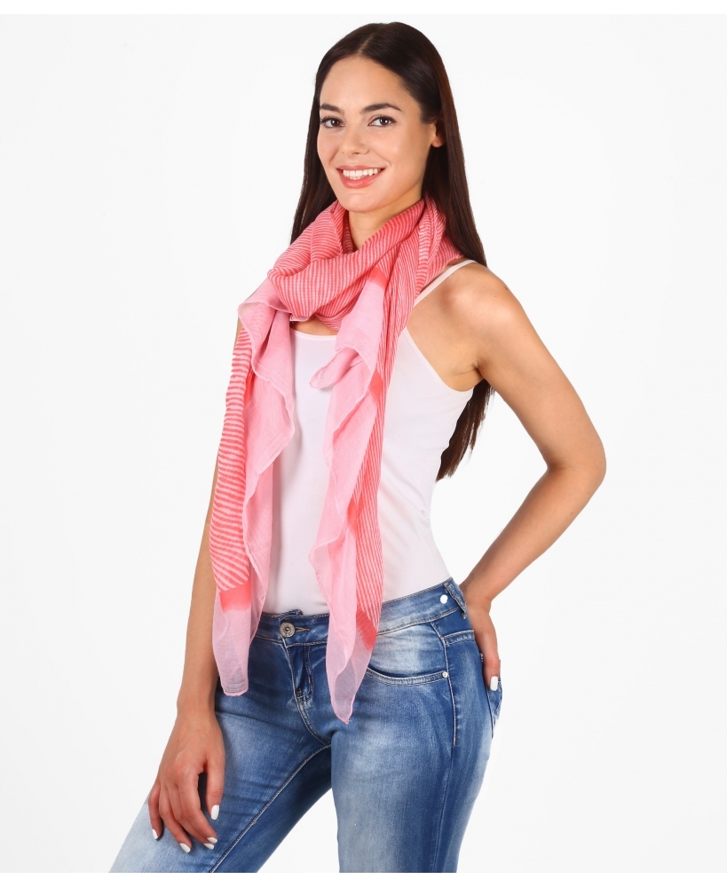 Scarves | Stripe Print Thin Scarf | Krisp